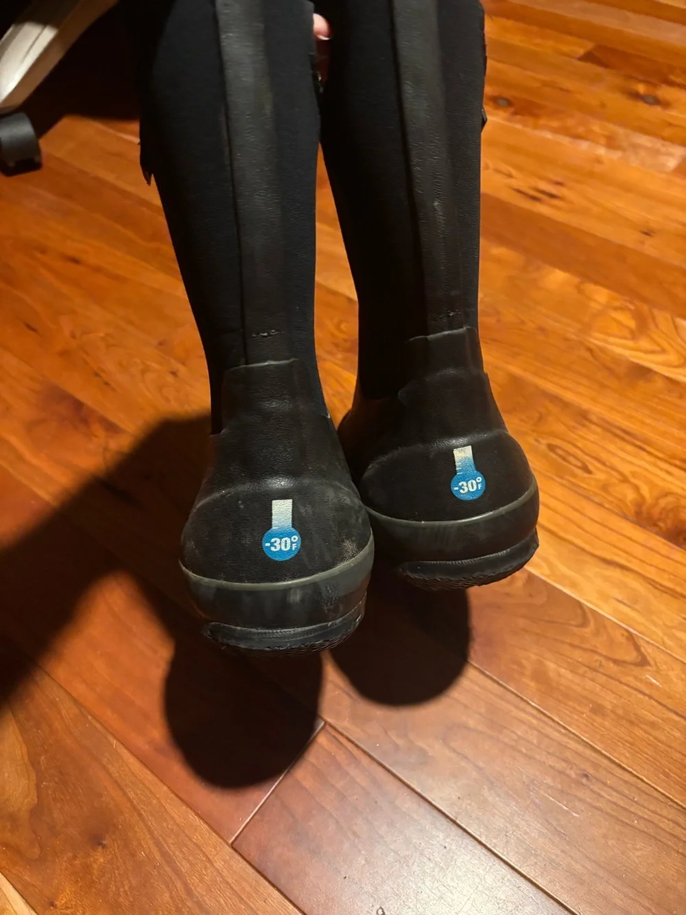 Bogs Kids Black Pull-On Rain Boots